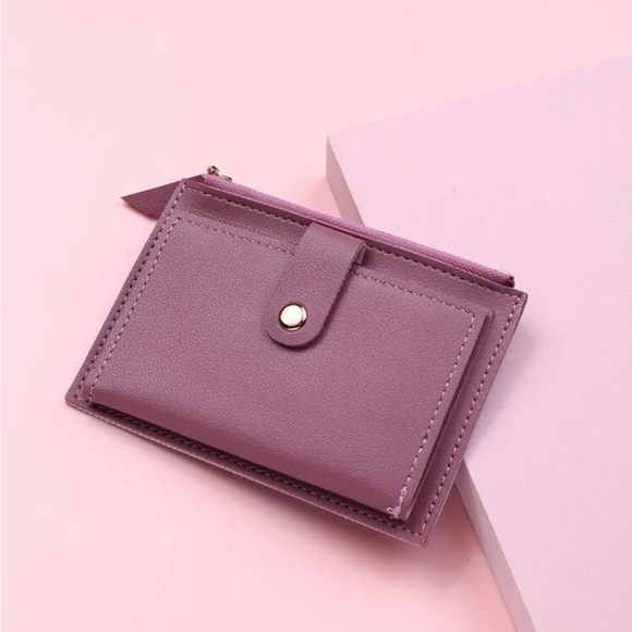 ⚠️Clearance Dusty Pink Slim Bifold Wallet / Cardholder - Picture 2 of 4